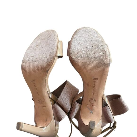 Antonio Melani Tan Slingback Heels Women’s 8.5 Leather Pointed Toe Career EUC - Picture 10 of 12